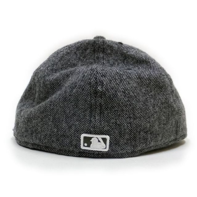 NEW ERA ニューエラ フラットバイザーキャップ 59FIFTY ツイード ニューヨーク・ヤンキース ホワイト/ブラック 11781637