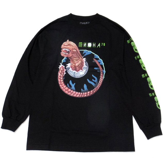 MISHKA ミシカ 長袖Tシャツ LAMOUR CHESTBURST KEEP WATCH L/S FM181301LS