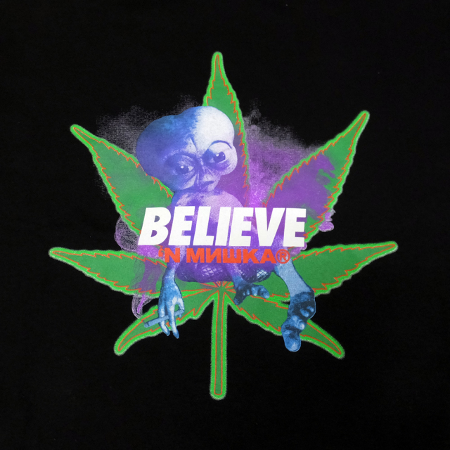 MISHKA ミシカ 長袖Tシャツ BELIEVEN MISHKA L/S FM181304LS