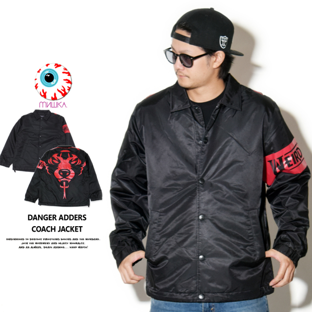 MISHKA ミシカ コーチジャケット DANGER ADDERS COACH JACKET MAW180603