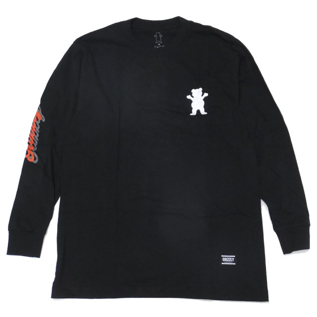 Grizzly Griptape グリズリーグリップテープ 長袖Tシャツ CURSIVEL L/S TEE GMD1802P01