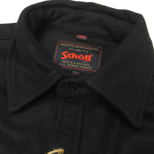 SCHOTT ショット 長袖シャツ CPO WOOL SHIRT 7810P