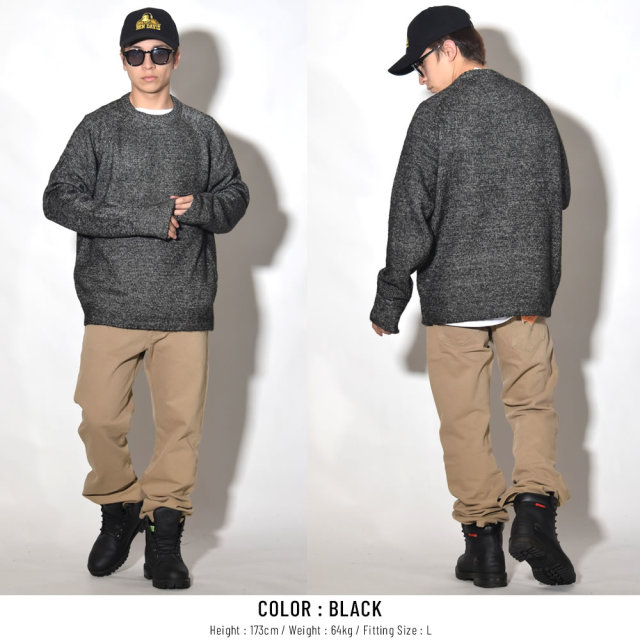 SCHOTT ショット セーター MIDWEIGHT PULLOVER CREWNECK SWEATER SW1815