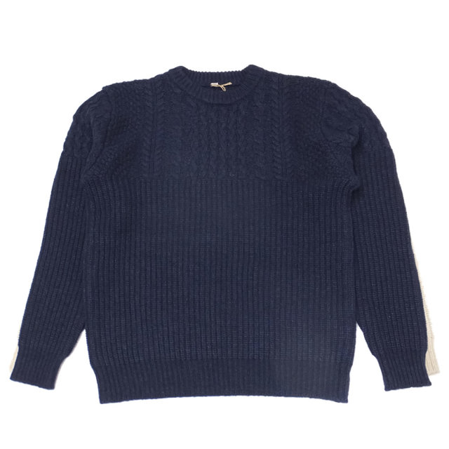SCHOTT ショット セーター HALF KNIT HALF CABLE SWEATER SW1816