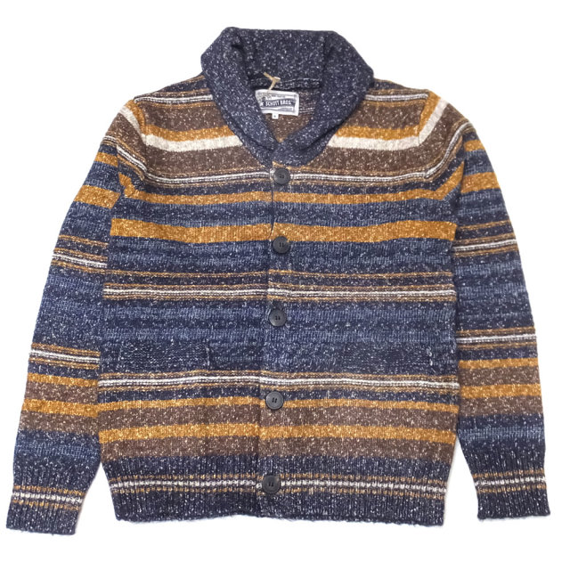 SCHOTT ショット ニットカーディガン MULTI STRIPE CARDIGAN SW1826