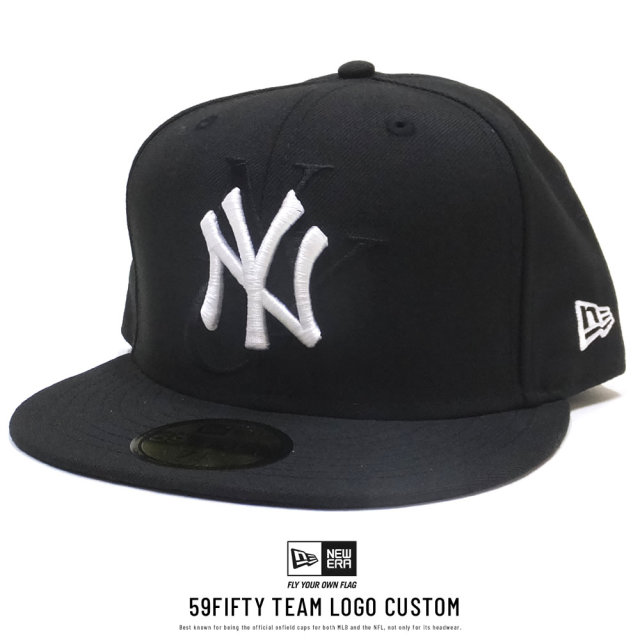 NEW ERA ニューエラ フラットバイザーキャップ 59FIFYT TEAM LOGO CUSTOM 11781653