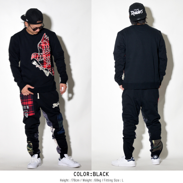STAPLE ステイプル トレーナー FLANNEL PIGEON CREWNECK 1811C5088