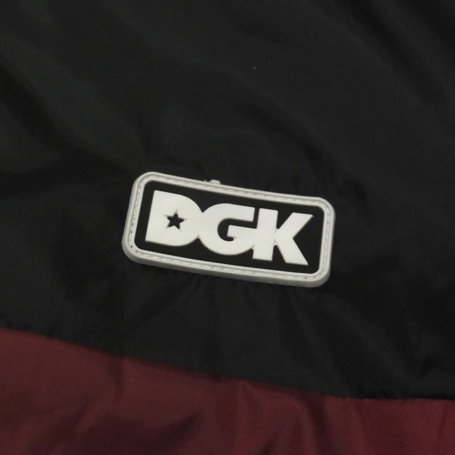 DGK ディージーケー ウィンドブレーカー TRIPLE CUSTOM HOODED WINDBREAKER BURGUNDY CJL-1002