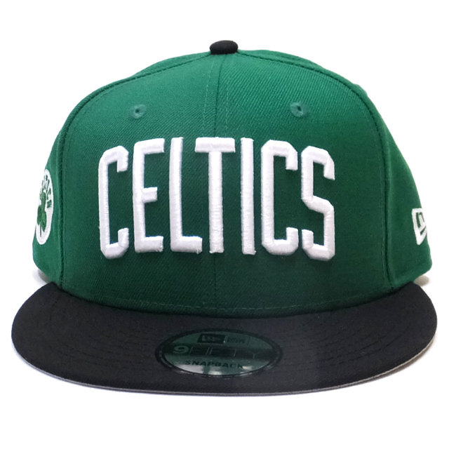 NEW ERA ニューエラ フラットバイザーキャップ 9FIFTY ボストン・セルティックス ケリー×ホワイト 11855419