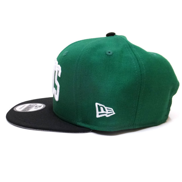 NEW ERA ニューエラ フラットバイザーキャップ 9FIFTY ボストン・セルティックス ケリー×ホワイト 11855419