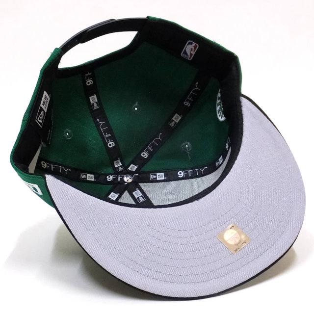NEW ERA ニューエラ フラットバイザーキャップ 9FIFTY ボストン・セルティックス ケリー×ホワイト 11855419