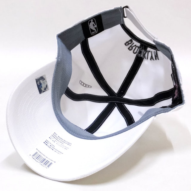47BRAND フォーティーセブンブランド カーブバイザーキャップ NETS 47 TECHNICAL CLEAN UP KX-EGSHC01RTV-WH