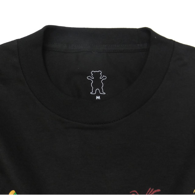 Grizzly Griptape グリズリーグリップテープ 長袖Tシャツ LIL' RAPPERS L/S TEE ブラック SMB1802P06