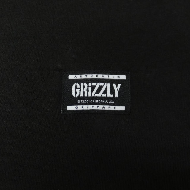 Grizzly Griptape グリズリーグリップテープ 長袖Tシャツ LIL' RAPPERS L/S TEE ブラック SMB1802P06