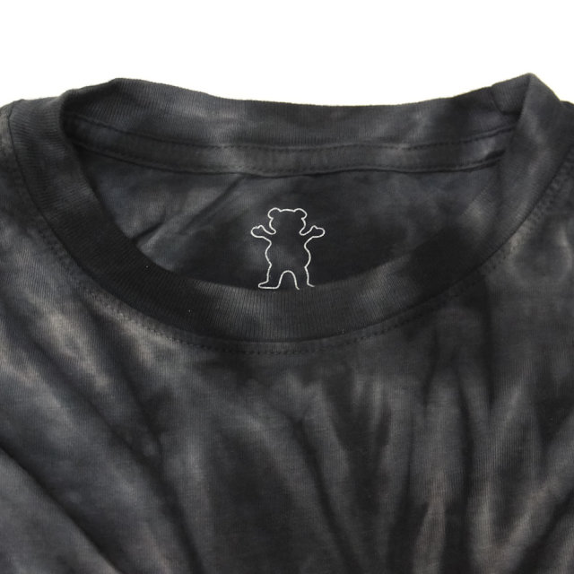 Grizzly Griptape グリズリーグリップテープ 長袖Tシャツ LIL' RAPPERS L/S TEE ブラックタイダイ SMB1802P06