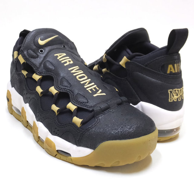 NIKE ナイキ スニーカー AIR MORE MONEY OIL-GREY/METALLIC-GOLD AR5401-001