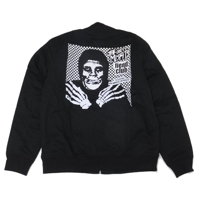 OBEY オベイ コラボ ミリタリージャケット OBEY MISFITS FIEND CLUB BOMBER JACKET 121372055