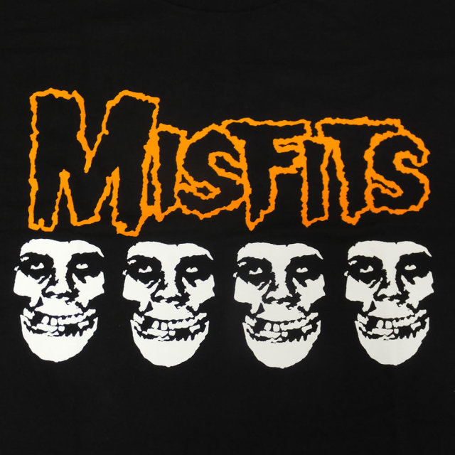 OBEY オベイ コラボ 半袖Tシャツ OBEY MISFITS FIEND CLUB SKULLS TEE 163082053