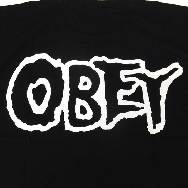 OBEY オベイ コラボ 半袖Tシャツ OBEY MISFITS FIEND CLUB SKULLS TEE 163082053