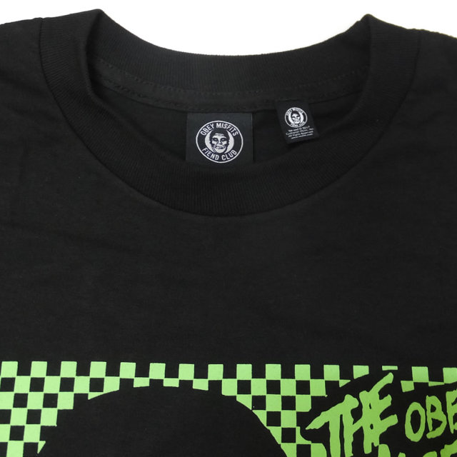OBEY オベイ コラボ 長袖Tシャツ OBEY MISFITS FIEND CLUB LONG SLEEVE TEE 164902055