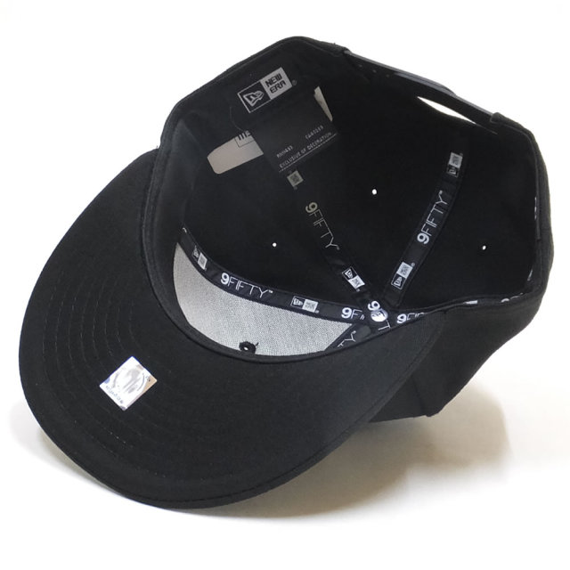 NEW ERA ニューエラ フラットバイザーキャップ 9FIFTY クリーブランド・キャバリアーズ ブラック×ホワイト 11876727