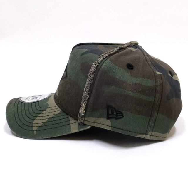 NEW ERA ニューエラ カーブバイザーキャップ 9FORTY Aフレーム ダイヤモンドNYC ウッドランドカモ×ブラック 11876731