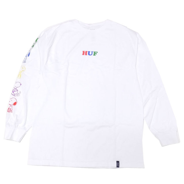 HUF ハフ 長袖Tシャツ PEANUTS SNOOPY YEARS L/S TEE TS00642