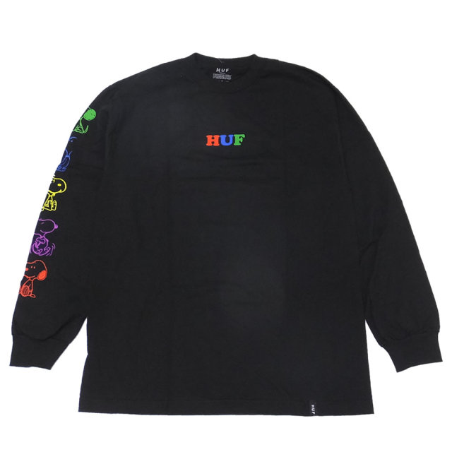 HUF ハフ 長袖Tシャツ PEANUTS SNOOPY YEARS L/S TEE TS00642