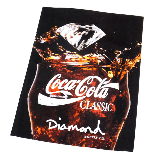 DIAMOND SUPPLY CO ダイヤモンドサプライ 長袖Tシャツ COCA COLA PHOTO A19DMPC050S
