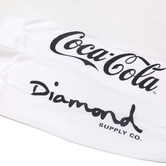 DIAMOND SUPPLY CO ダイヤモンドサプライ 長袖Tシャツ COCA COLA PHOTO A19DMPC050S