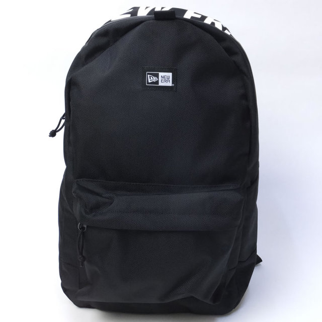 NEW ERA ニューエラ ライトパック LIGHT PACK プリントロゴ ブラック×ホワイト (11556638)