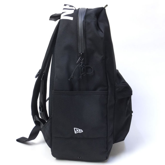 NEW ERA ニューエラ ライトパック LIGHT PACK プリントロゴ ブラック×ホワイト (11556638)