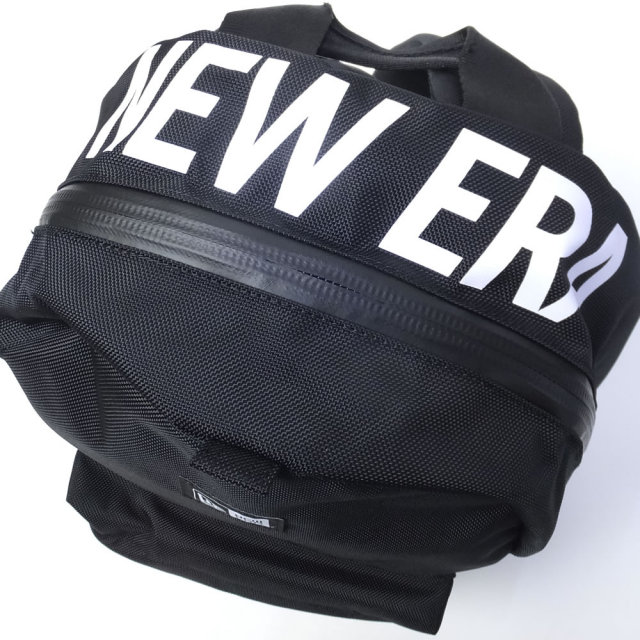 NEW ERA ニューエラ ライトパック LIGHT PACK プリントロゴ ブラック×ホワイト (11556638)