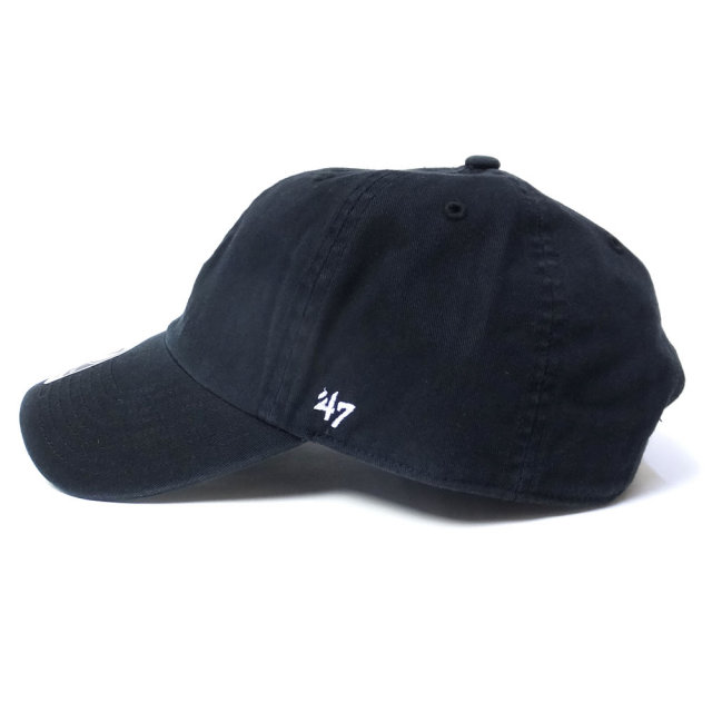 47BRAND フォーティーセブンブランド カーブバイザーキャップ メンズ 帽子 YANKEES SUSPENSE 47 CLEAN UP (B-SUSPC17GWS-BKB)