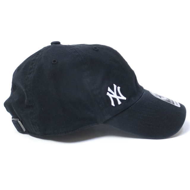 47BRAND フォーティーセブンブランド カーブバイザーキャップ メンズ 帽子 YANKEES SUSPENSE 47 CLEAN UP (B-SUSPC17GWS-BKB)