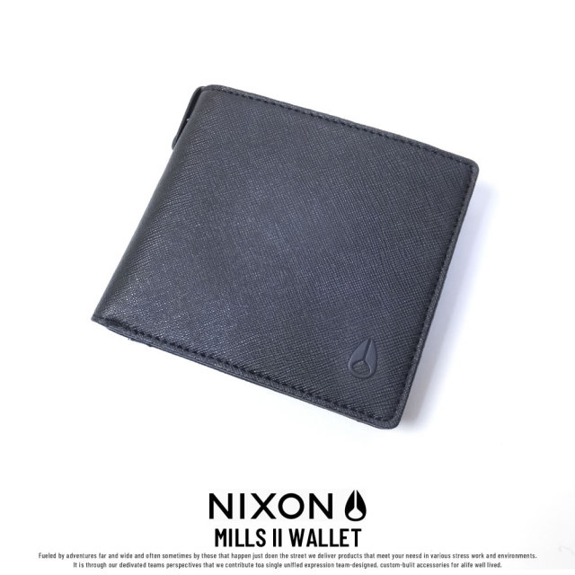 NIXON ニクソン ウォレット メンズ MILLS II WALLET BLACK (NC2727000-00)