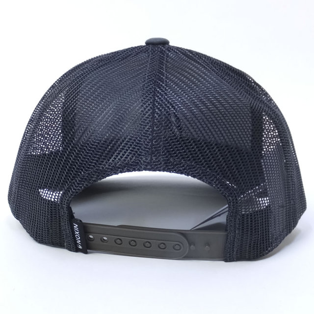 NIXON ニクソン メッシュキャップ ICONED TRUCKER HAT CHARCOAL/BLACK (C1862670)