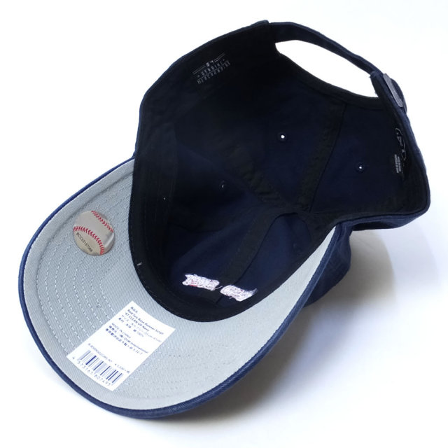 47BRAND フォーティーセブンブランド カーブバイザーキャップ REDSOX BASE RUNNER SCIRIPT 47 CLEAN UP (B-BSRNS02GWS-NY)