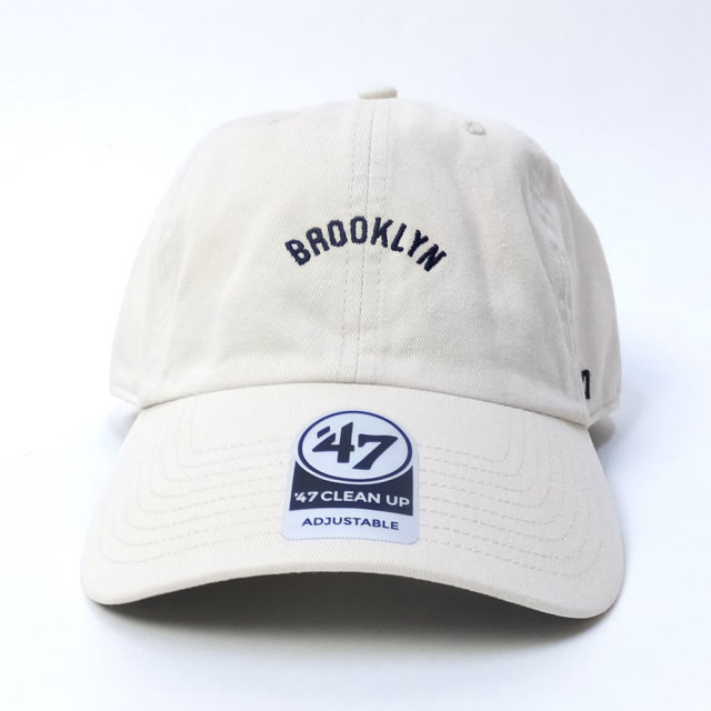 47BRAND フォーティーセブンブランド カーブバイザーキャップ BROOKLYN DODGERS BASE RUNNER SCIRIPT 47 CLEAN UP (BCDTN-BSRNS12GWS-NT00)