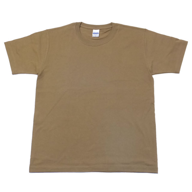 UNITED ATHLE ユナイテッドアスレ 半袖Tシャツ AUTHENTIC SUPER HEAVY WEIGHT 7.1OZ S/S TEE ダークキャメル (4252-01)