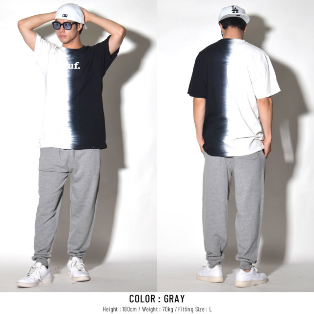 UNITED ATHLE ユナイテッドアスレ スウェットパンツ 9.3OZ REGULAR PILE SWEAT PANTS ヘザーグレー (5393-01)