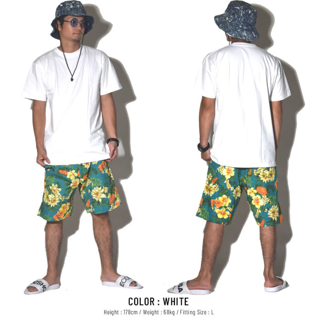 MAJESTIC マジェスティック 半袖Tシャツ パックT 2枚セット 2PAC PLAIN TEE ホワイト (CM07-MC-S001-WH)