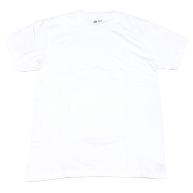 MAJESTIC マジェスティック 半袖Tシャツ パックT 2枚セット 2PAC PLAIN TEE ホワイト (CM07-MC-S001-WH)