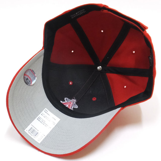 47BRAND フォーティーセブンブランド カーブバイザーキャップ ロサンゼルス・エンゼルス ANGELS HOME 47 MVP レッド (B-MVP04WBV-HM)