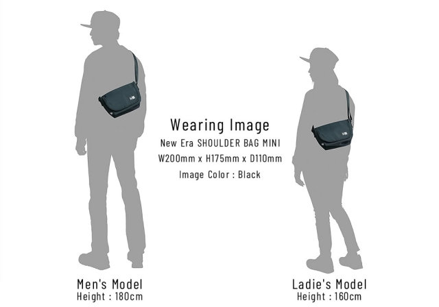 NEW ERA ニューエラ ショルダーバッグ ミニ SHOULDER BAG MINI タイガーストライプカモ ダークグレー (11783273)