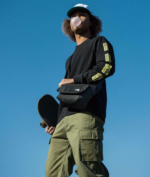 NEW ERA ニューエラ ショルダーバッグ ミニ SHOULDER BAG MINI タイガーストライプカモ ダークグレー (11783273)