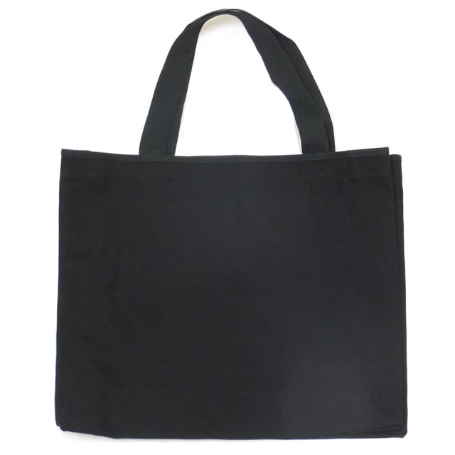 NEW ERA ニューエラ キャンバストート ラージ CANVAS TOTE LARGE バイザーステッカー ブラック×ホワイト (11783333)
