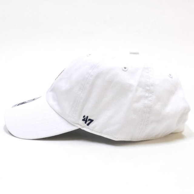 47BRAND フォーティーセブンブランド カーブバイザーキャップ USA FLAG BASE RUNNER 47 CLEAN UP XS-BSRNR198GWS-WH