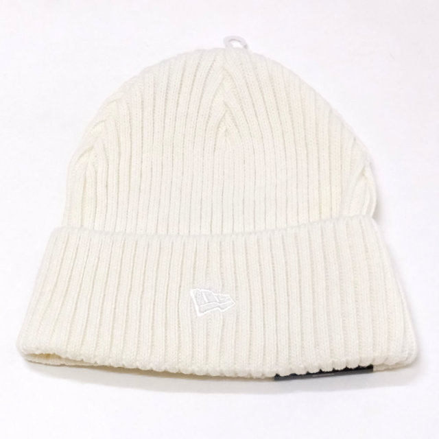 NEW ERA ニューエラ ニットキャップ ミリタリーニット パッチ アイボリー 11781035