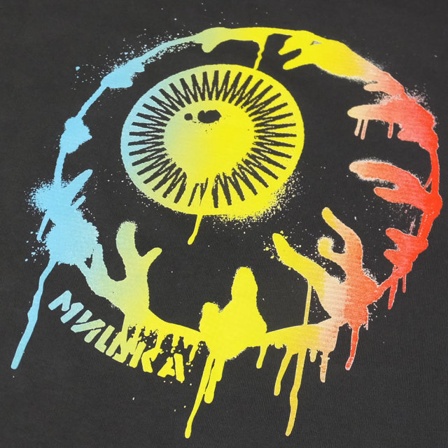 MISHKA ミシカ プルオーバーパーカー WET PAINT KEEP WATCH HOODIE MSS190408